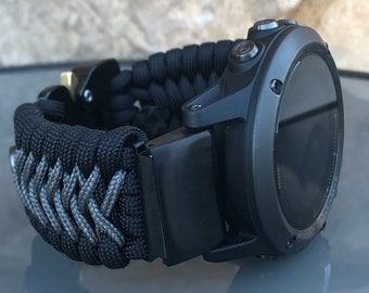 garmin paracord watch band
