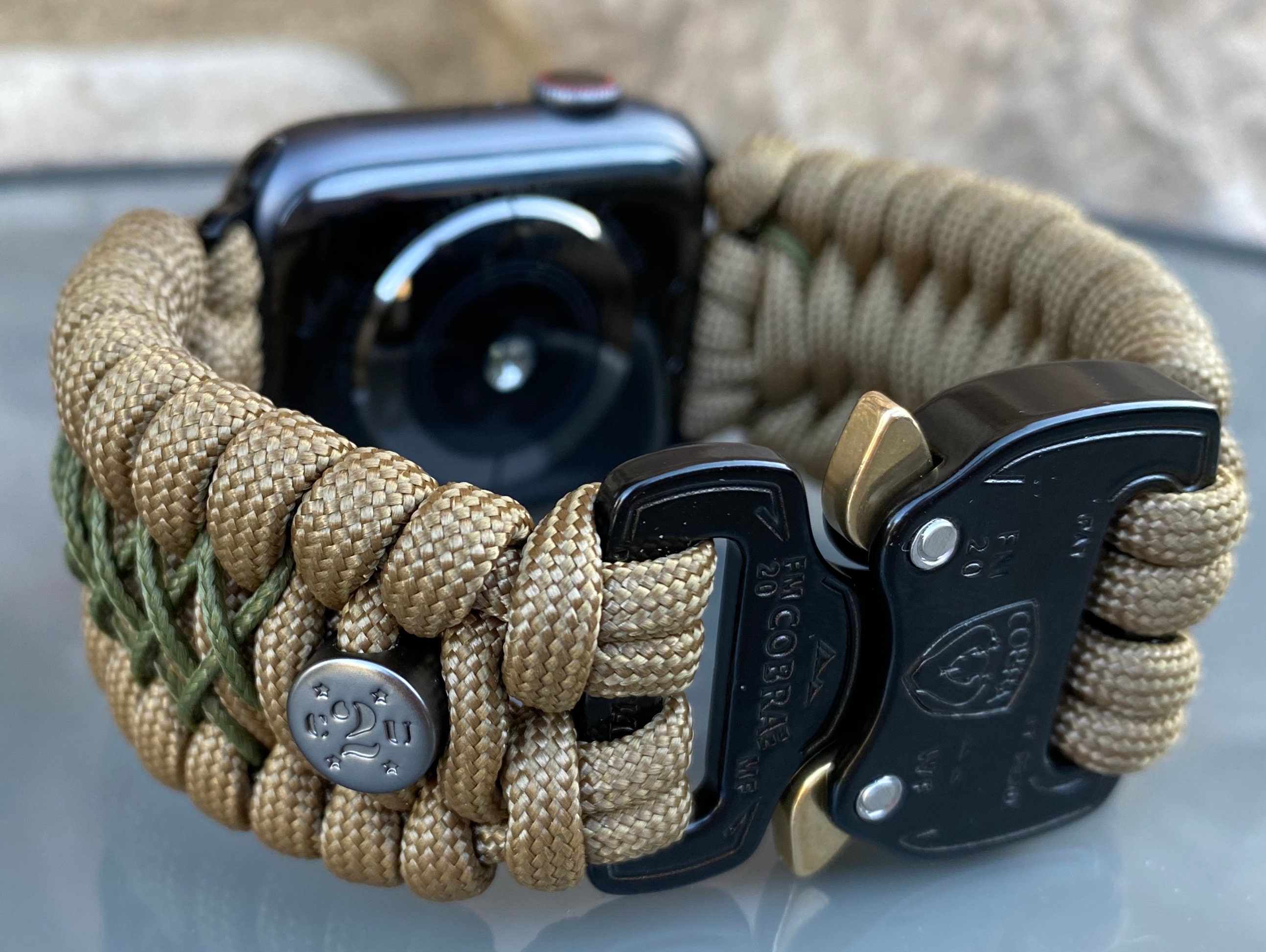 Paracord Watch Band for Apple Watch Series 1 2 3 4 5 6 Etsy