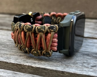 Garmin Venuシリーズ用カスタマイズパラコードウォッチバンド