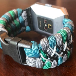 Paracord Watch Band for Fitbit Ionic watch not included image 2