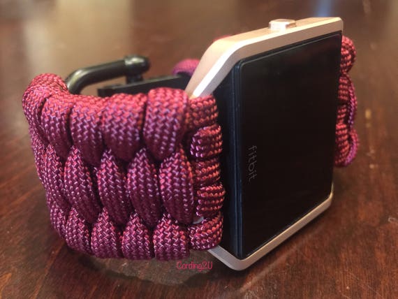 Fitbit blaze paracord band hot sale