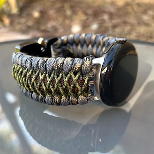 Gepersonaliseerde Paracord-horlogeband voor Google Pixel Watch en Pixel Watch 1, 2 en 3 (horloge niet inbegrepen)