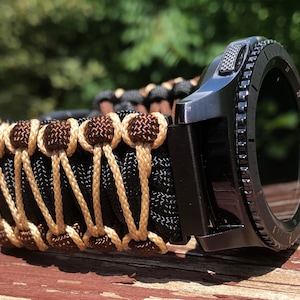 Paracord Watch Band for Samsung Galaxy Watch, Galaxy 42mm, Galaxy 46mm, Gear S3 Frontier, Gear S3 Classic, Gear Sport (watch not included)