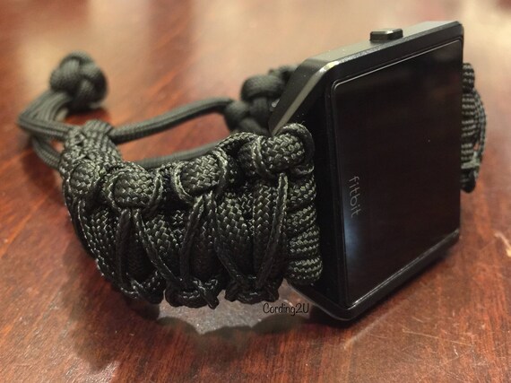 paracord fitbit blaze band
