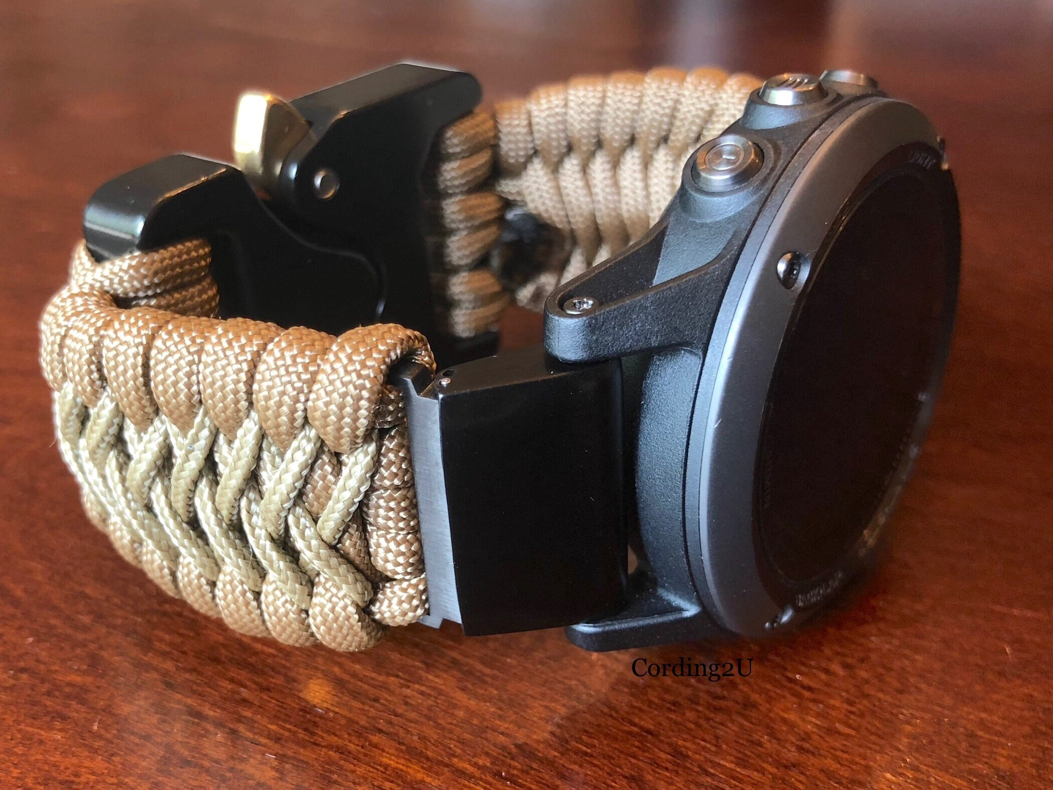 garmin paracord watch band