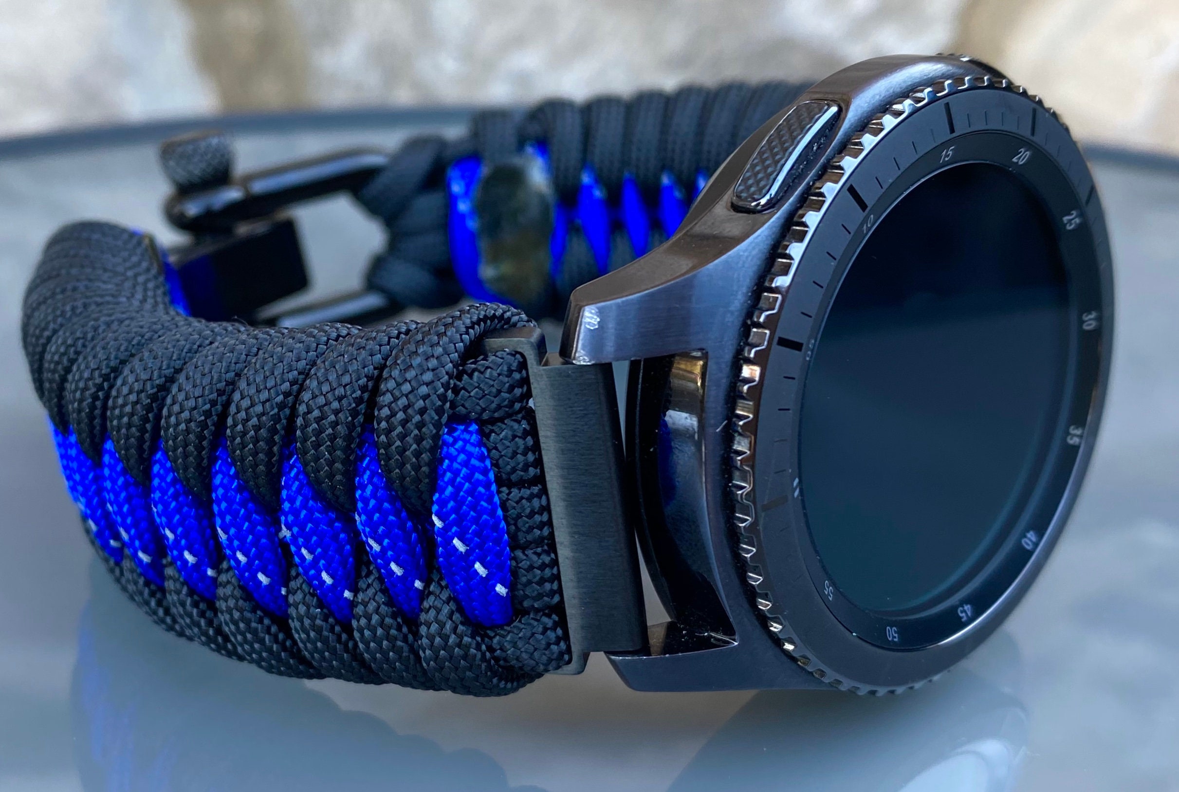 Thin blue line samsung watch band hotsell