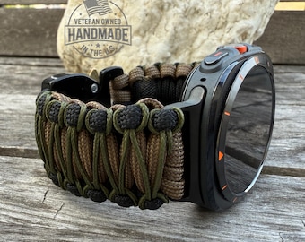 Personalized Paracord Watch Band for Suunto, USA Made