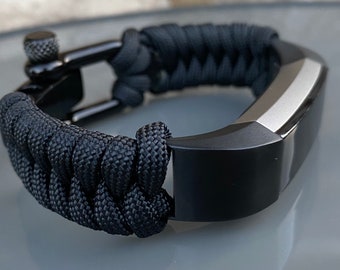 Paracord Watch Band for Fitbit Alta HR and Fitbit Luxe (watch not included)