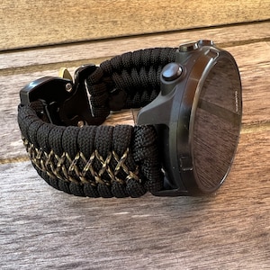 Personalized Paracord Watch Band for Suunto Watch, Suunto 9/Baro, Suunto 7, Suunto Spartan Sport HR/Baro, Suunto D5 (watch not included)