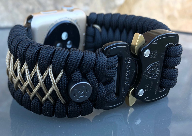 Paracord Watch Band for Apple Watch Series 1 2 3 4 5 6 Etsy