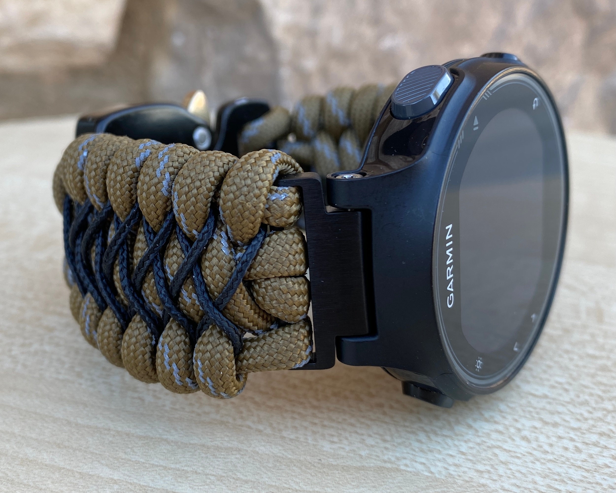 Paracord Watch Band for Garmin Forerunner 230 235 245 630 - Etsy