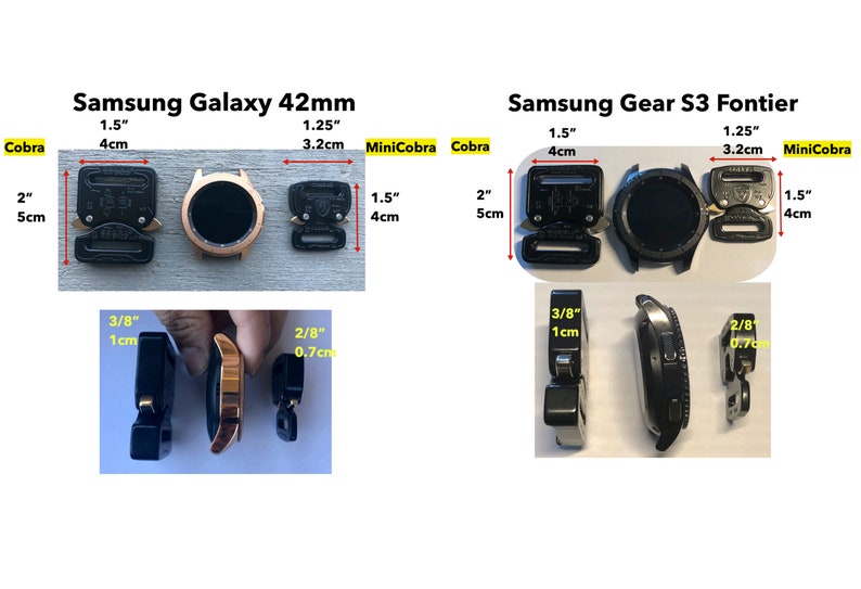 Samsung Galaxy Watch Band Galaxy 42mm Galaxy 46mm Gear S3 | Etsy