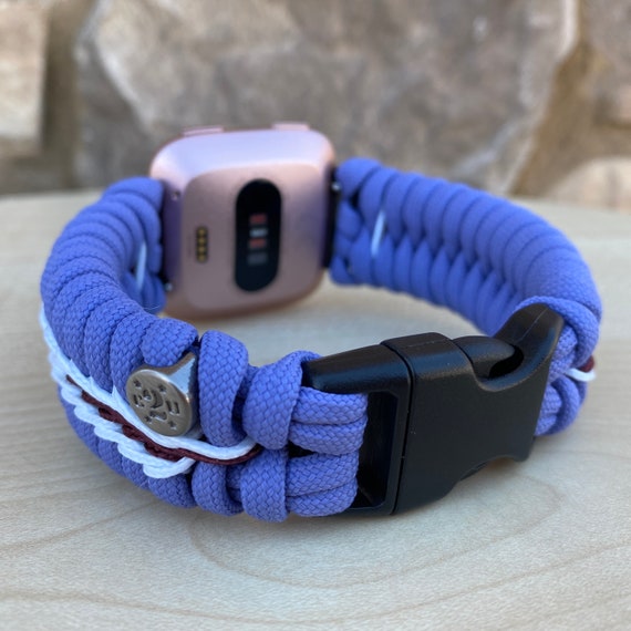 Fitbit versa top paracord band