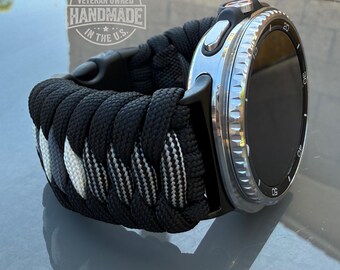 Personalized Paracord Watch Band for Samsung Galaxy Watch (watch not included).