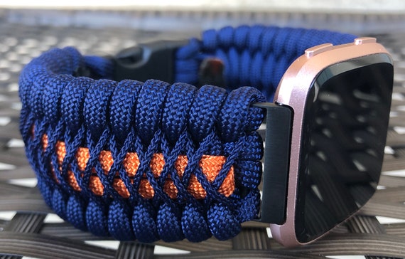Correa de reloj Paracord para Fitbit Versa 1 Versa 2 Versa Lite