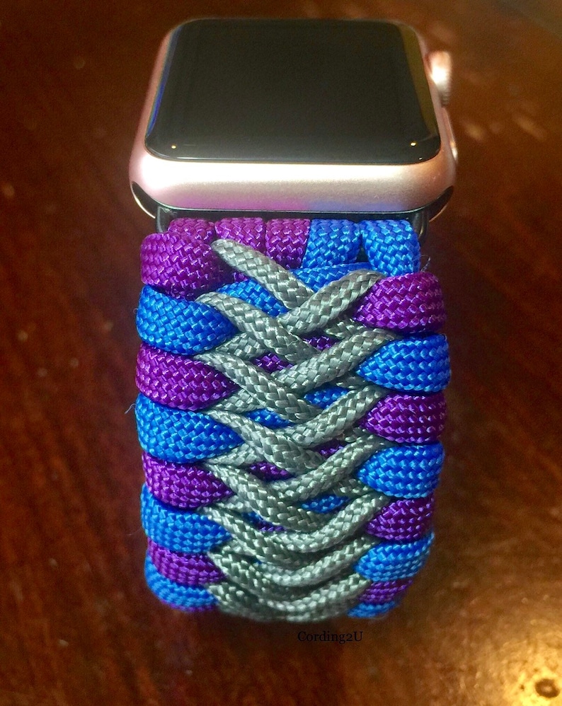 Paracord Watch Band for Apple Watch Series 1 2 3 4 5 6 Etsy