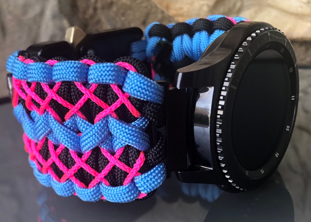 Paracord Watch Band for Samsung Galaxy Watch Galaxy 42mm Galaxy 46mm Gear S3 Frontier Gear S3 Classic Gear Sport watch Not Included Etsy Canada