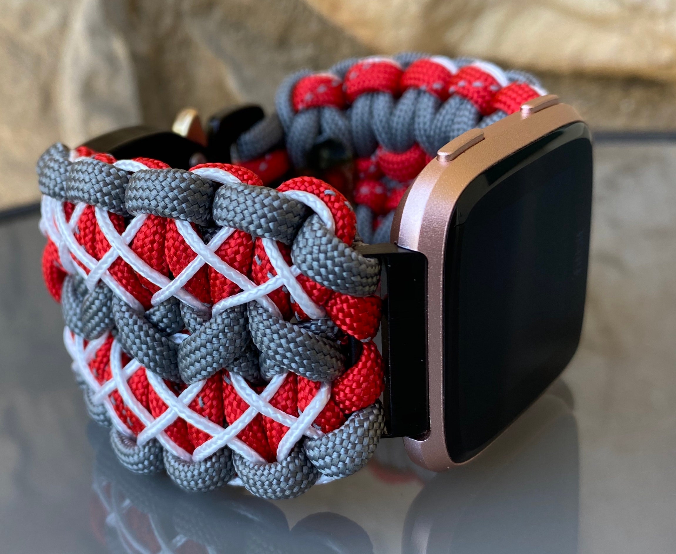 Fitbit Versa 1&2/lite/versa 3/sense Paracord Watch Band | Etsy