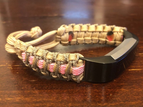Paracord Watch Band for Fitbit Alta HR and Fitbit Luxe watch