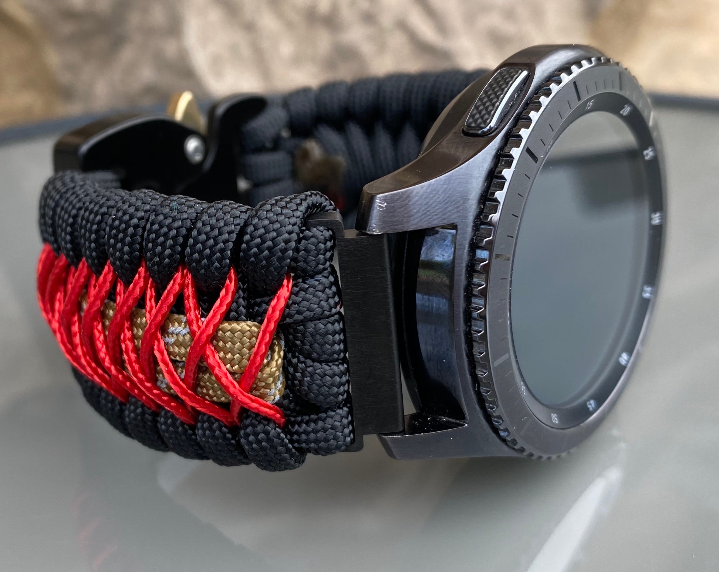 Paracord Watch Band for Samsung Galaxy Watch Galaxy 42mm Etsy UK