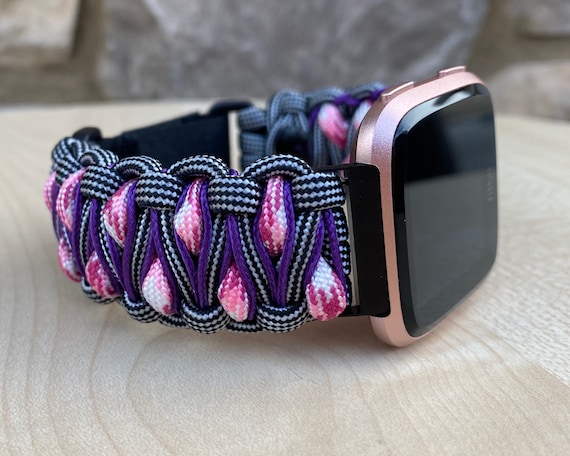 Fitbit versa paracord band hot sale
