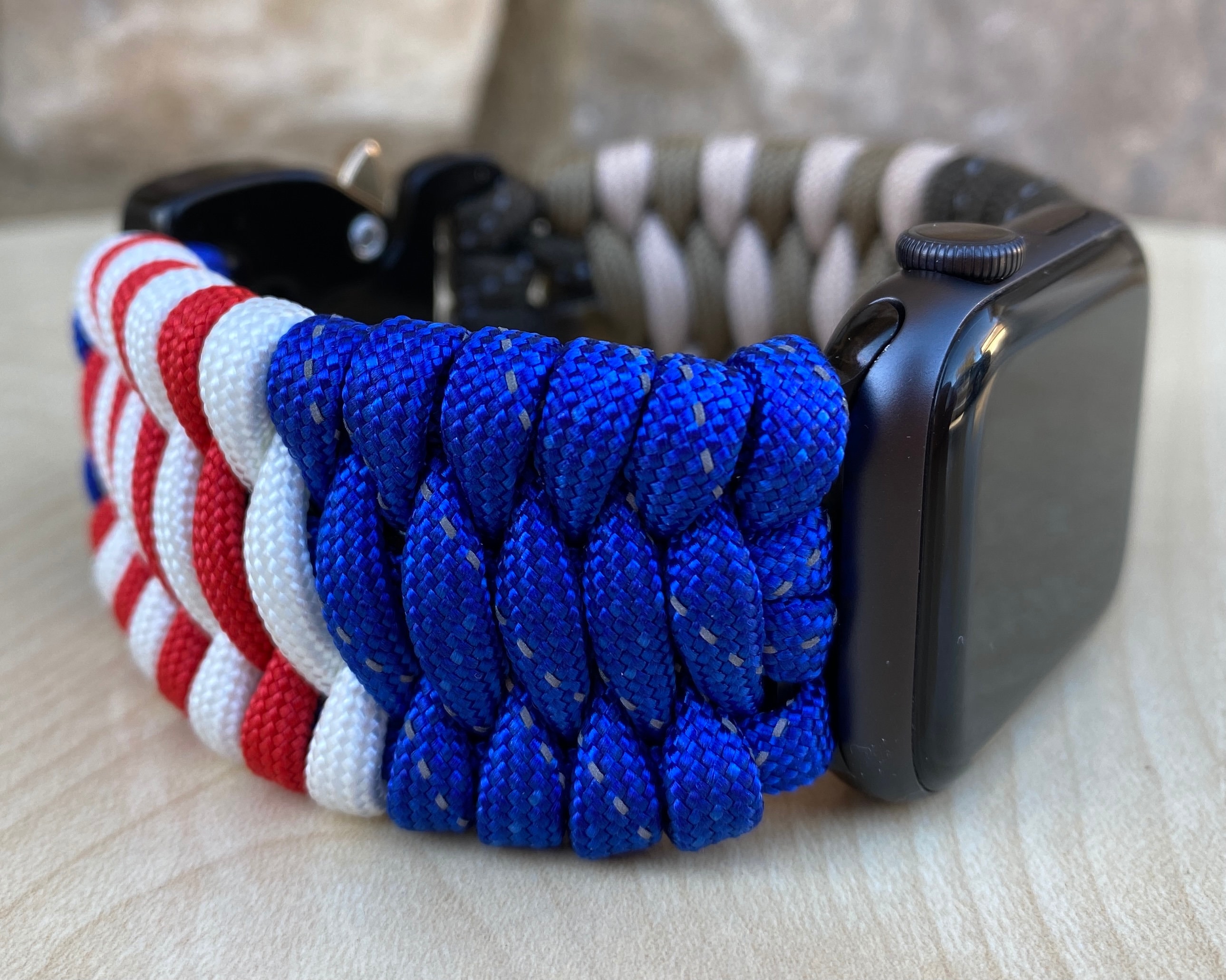 Paracord Watch Band for Apple Watch Series 1 2 3 4 5 6 Etsy