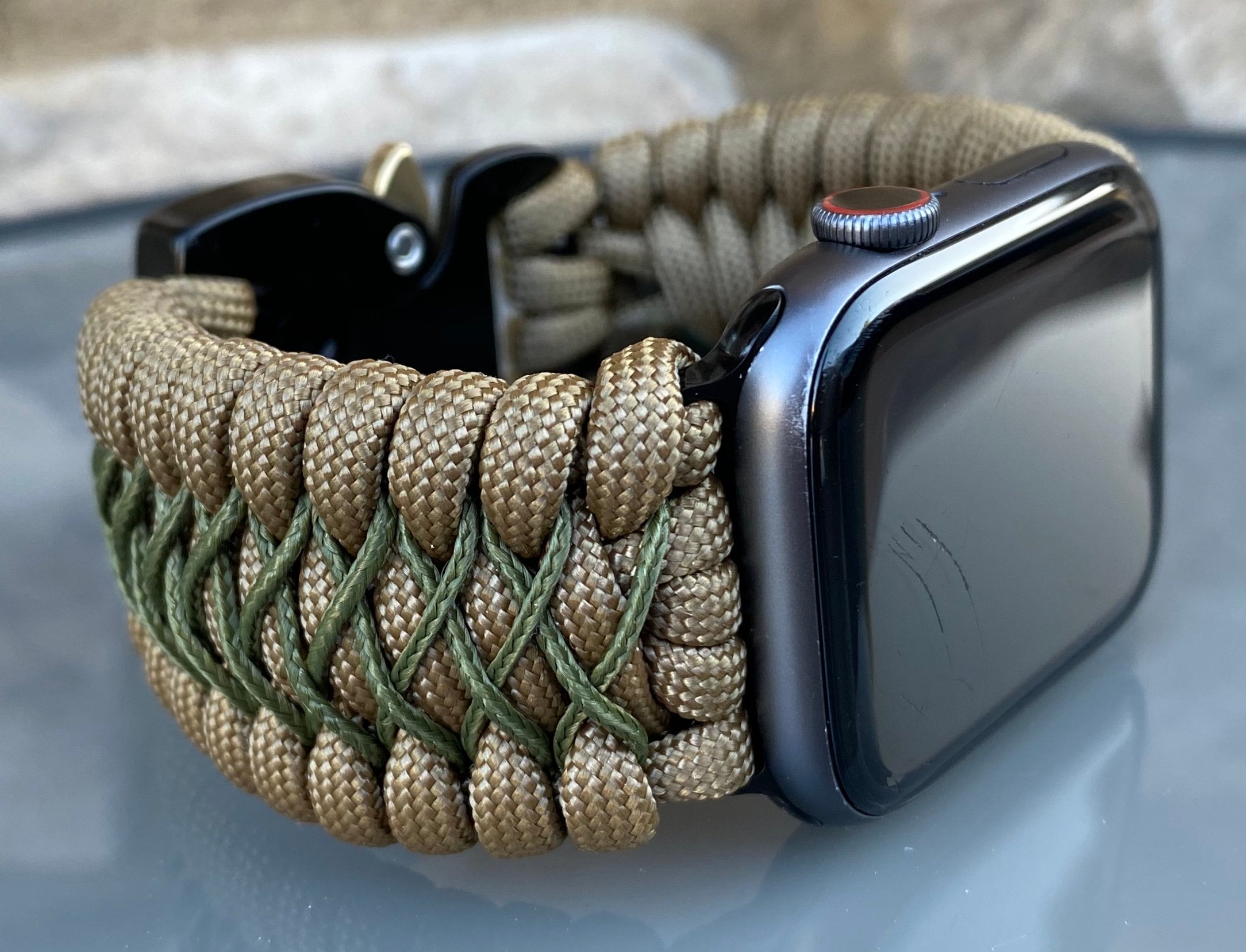 Paracord Watch Band for Apple Watch Series 1, 2, 3, 4, 5, 6, 7, 8