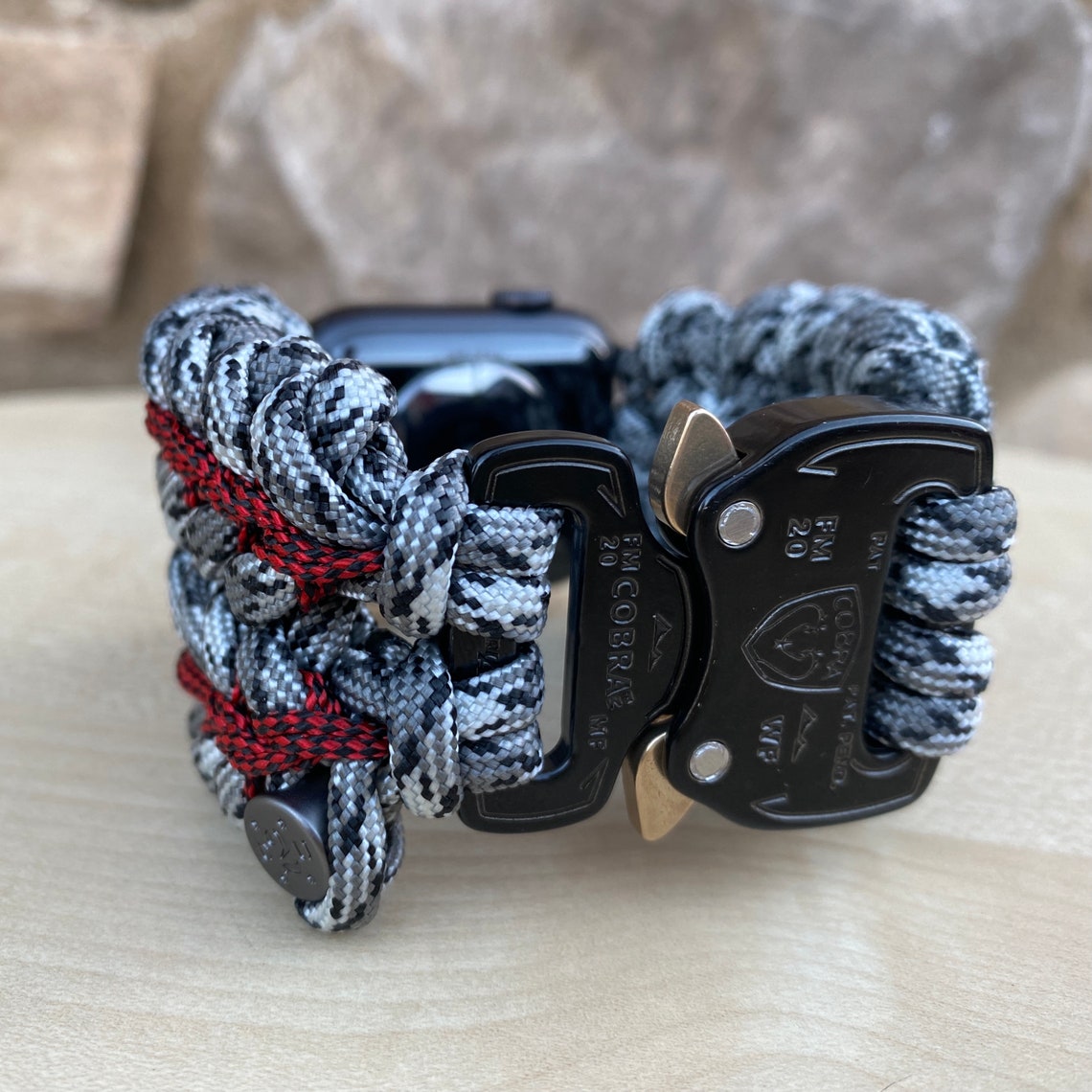 Paracord Watch Band for Apple Watch Series 1 2 3 4 5 6 Etsy UK
