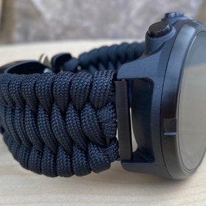 Personalized Paracord Watch Band for Suunto Watch, Suunto 9/Baro, Suunto 7, Suunto Spartan Sport HR/Baro, Suunto D5 (watch not included).