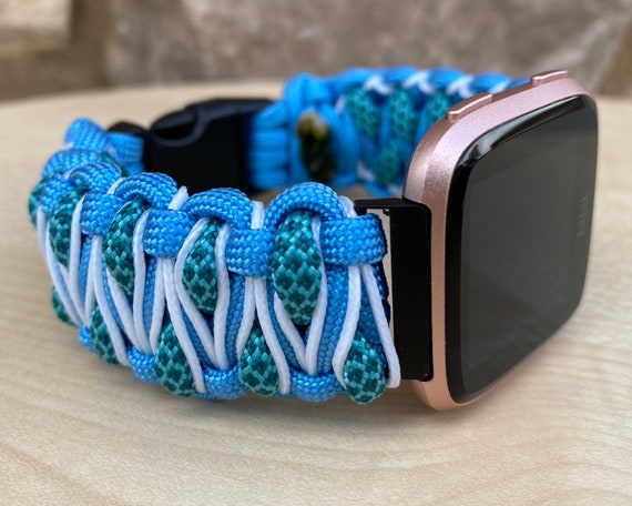 Fitbit versa paracord band sale