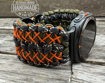 Personalized Paracord Watch Band for Samsung Galaxy Watch (watch not included).