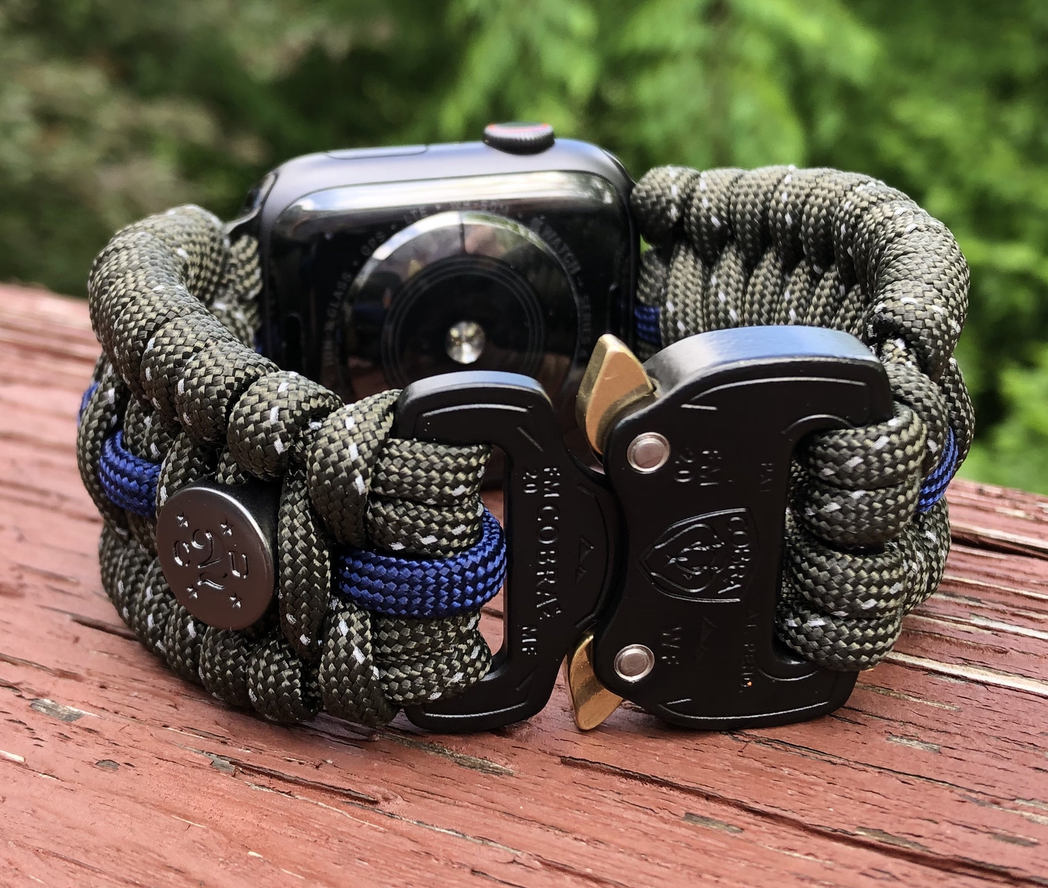 Paracord Watch Band for Apple Watch Series 1 2 3 4 5 6 Etsy