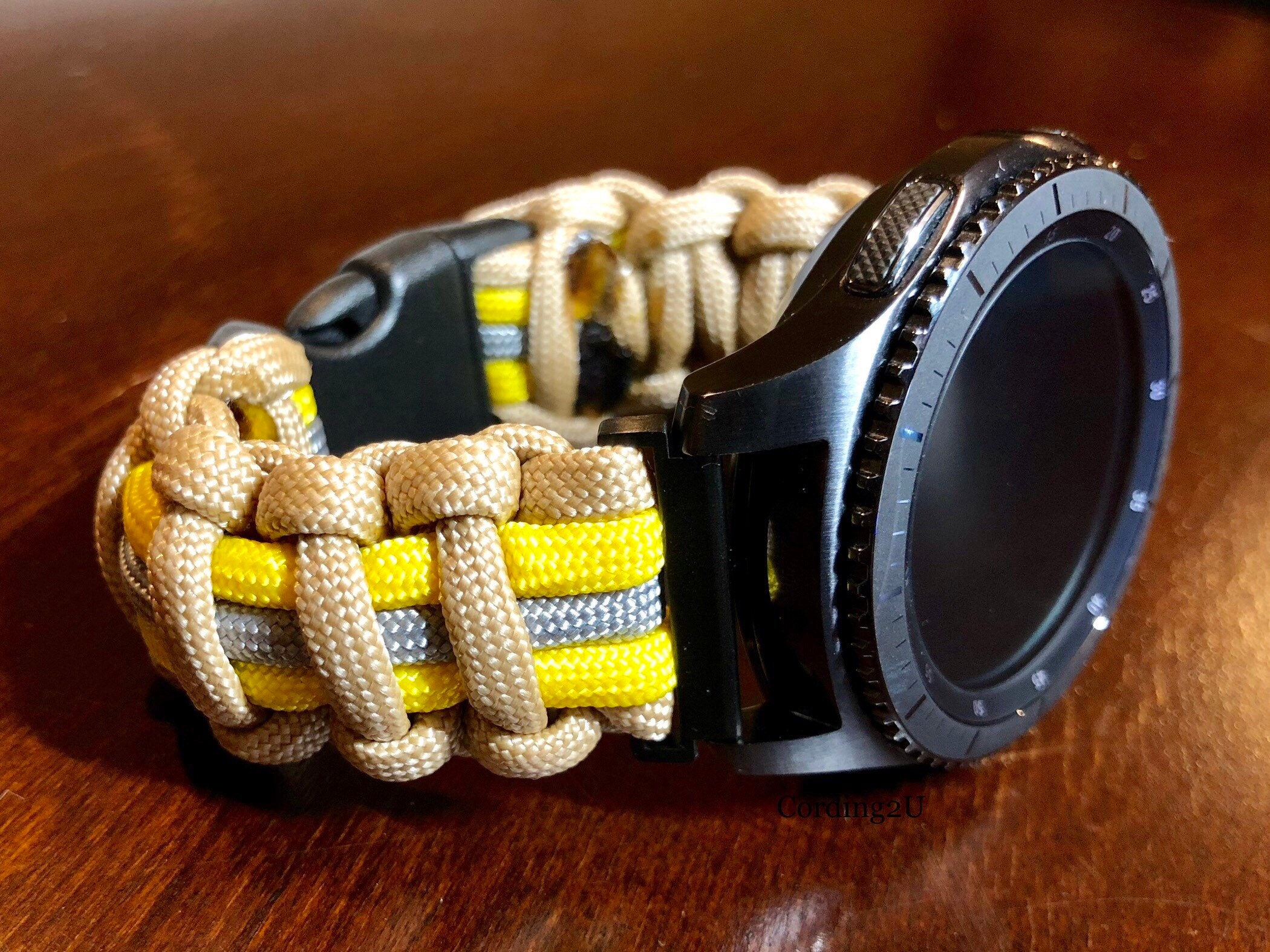 Paracord Watch Band for Samsung Galaxy Watch Galaxy 42mm Galaxy 46mm Gear S3 Frontier Gear S3 Classic Gear Sport watch Not Included Etsy