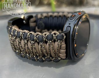 Personalized Paracord Watch Band for Samsung Galaxy Watch (watch not included).
