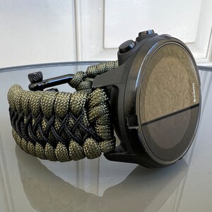 Personalized Paracord Watch Band for Suunto Watch, Suunto 9/Baro, Suunto 7, Suunto Spartan Sport HR/Baro, Suunto D5 (watch not included)