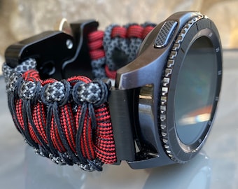 Handmade Paracord Watch Band for Samsung Galaxy, Gear S3