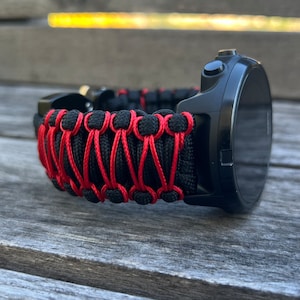 Personalized Paracord Watch Band for Suunto Watch, Suunto 9/Baro, Suunto 7, Suunto Spartan Sport HR/Baro, Suunto D5 (watch not included)
