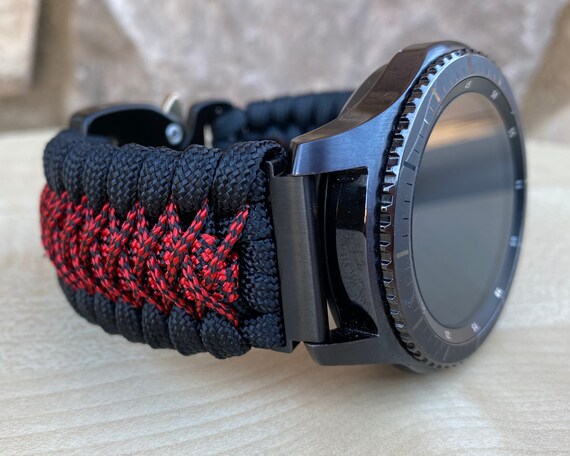 Paracord Watch Band for Samsung Galaxy Watch Galaxy 42mm Galaxy 46mm Gear S3 Frontier Gear S3 Classic Gear Sport watch Not Included Etsy Australia
