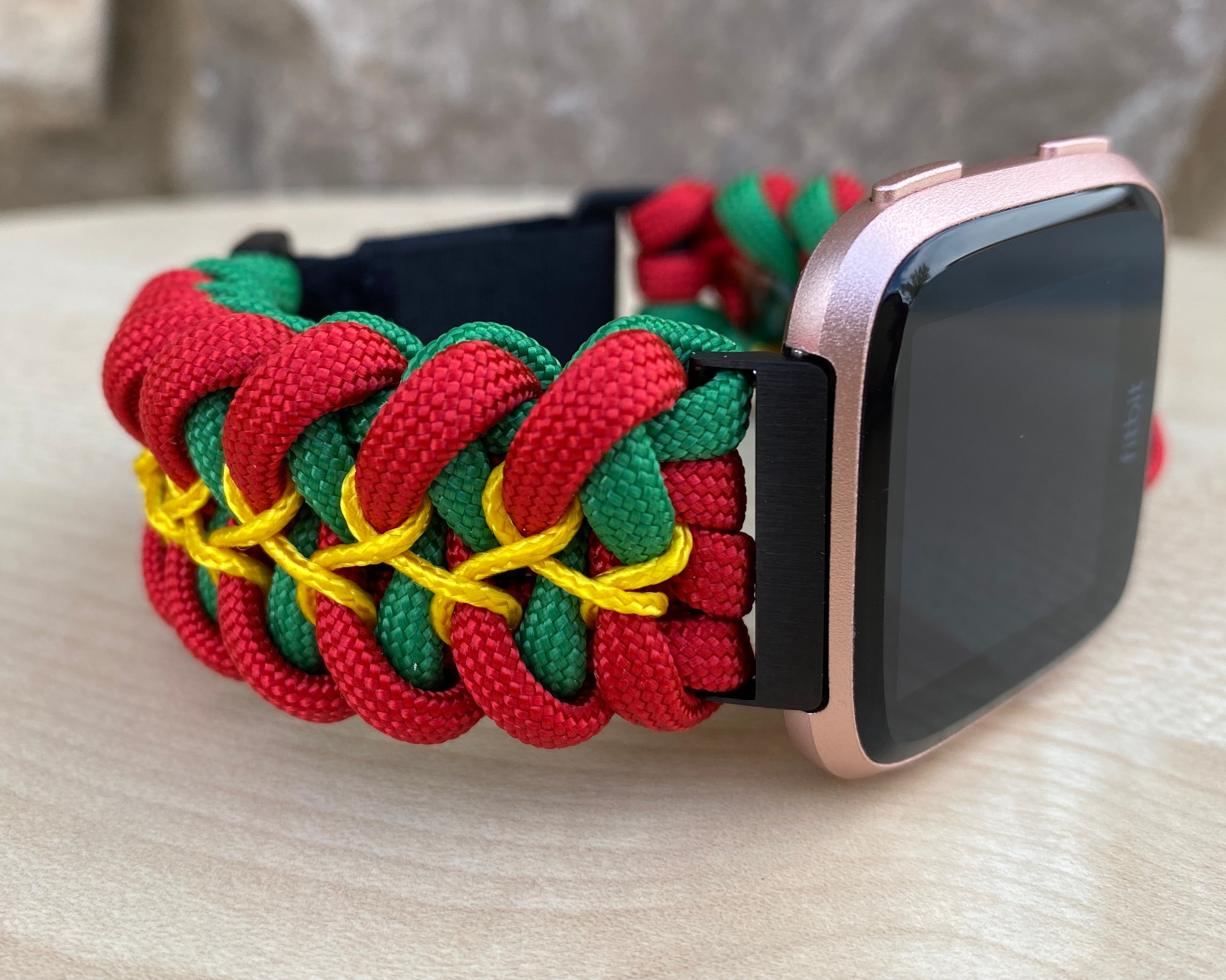 Fitbit Versa 1&2/lite/versa 3/sense Paracord Watch Band | Etsy