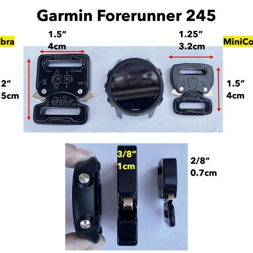 Paracord Watch Band for Garmin Forerunner 230, 235, orders 245, 630, 645, 735XT (watch not included)