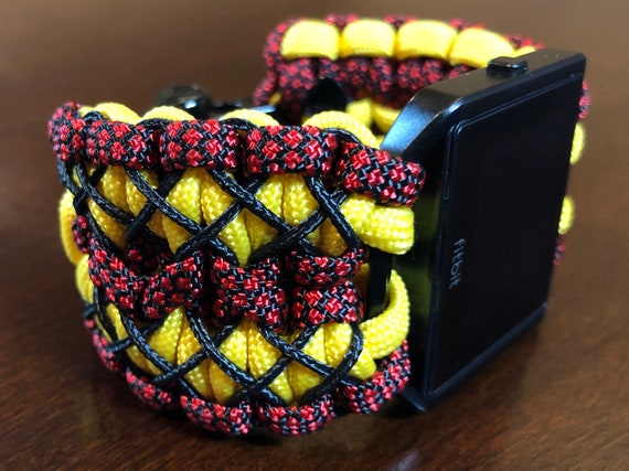 Personalized Paracord Watch Band for Fitbit Blaze watch Not Included Etsy