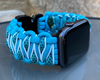 Paracord Watch Band for Apple Watch Series 1 2 3 4 5 6 | Etsy