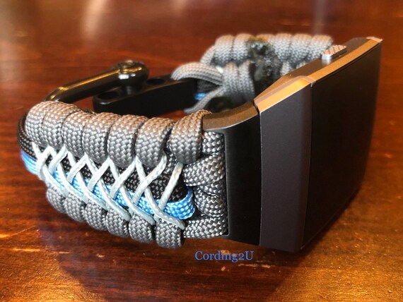 Correa de reloj Paracord personalizada para Fitbit Ionic reloj no incluido Etsy Mexico