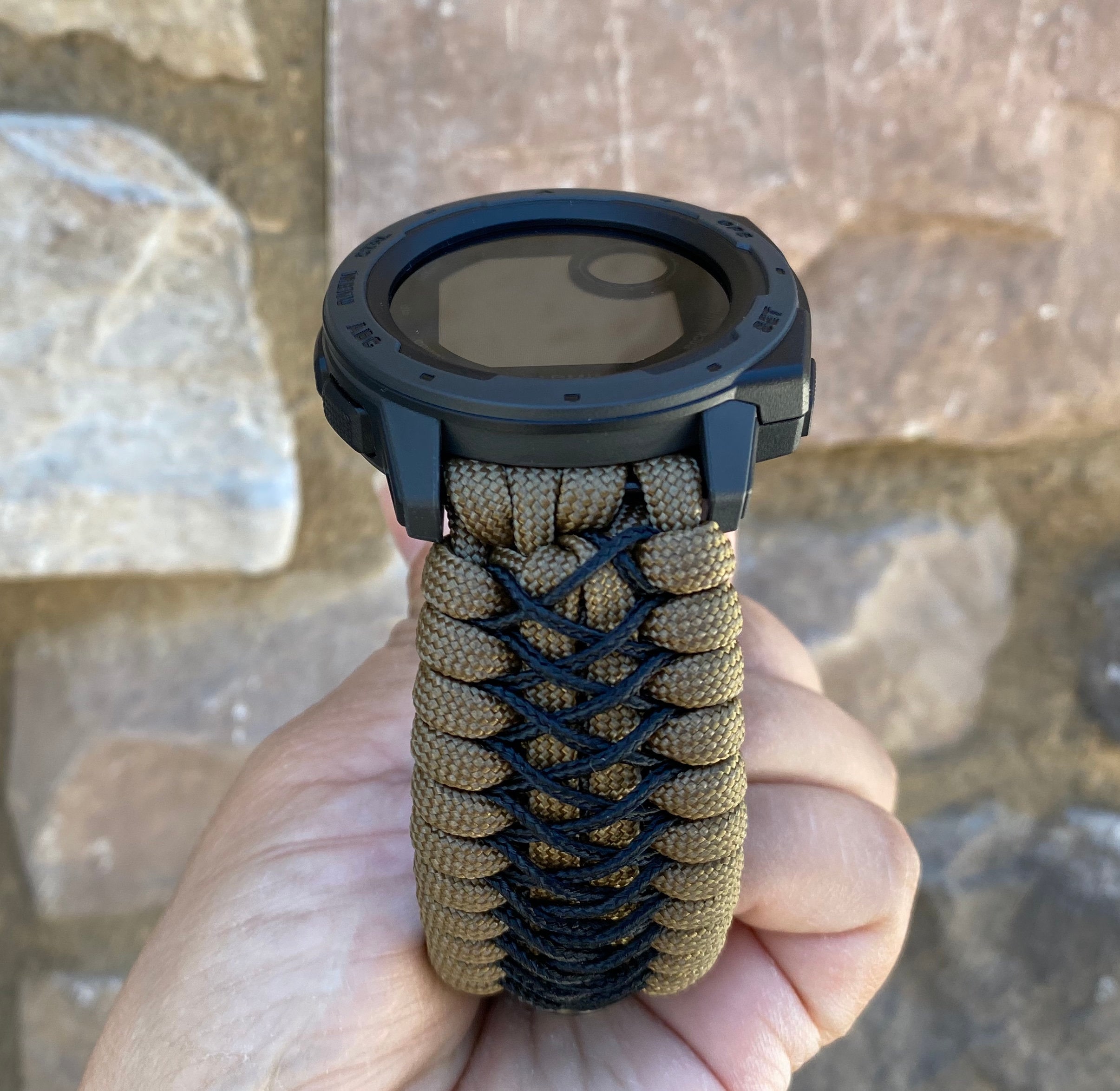 Bracelet de montre Paracord pour Garmin Instinct 1 & 2/Garmin