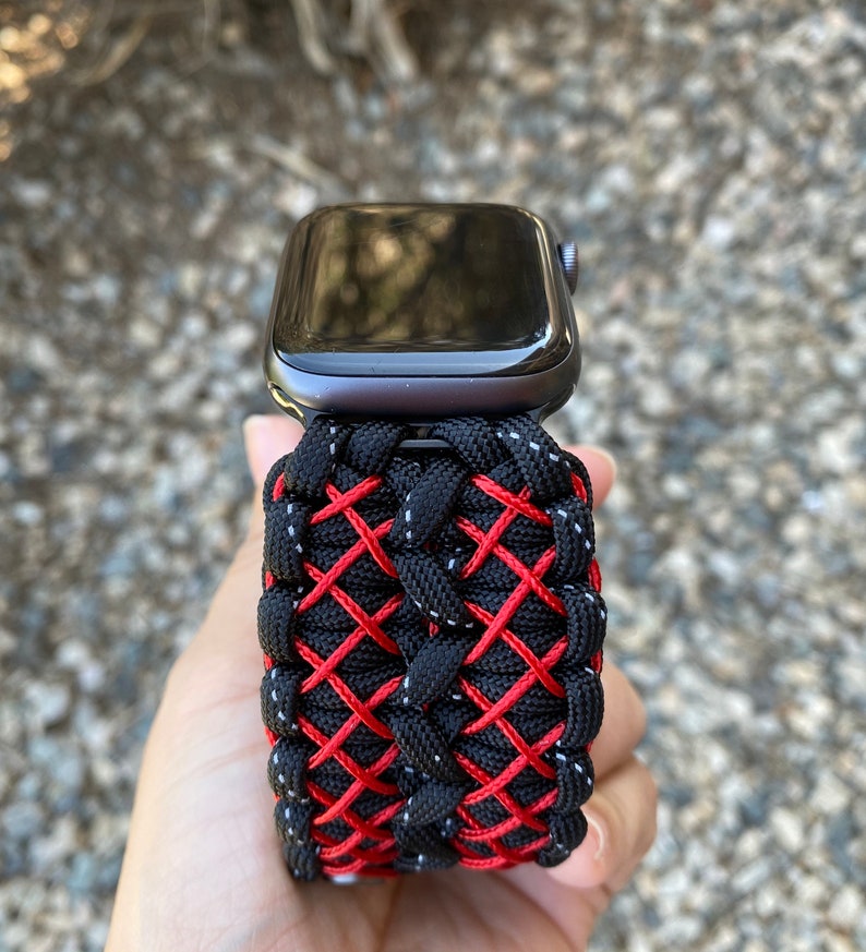 Paracord Watch Band for Apple Watch Series 1 2 3 4 5 6 Etsy