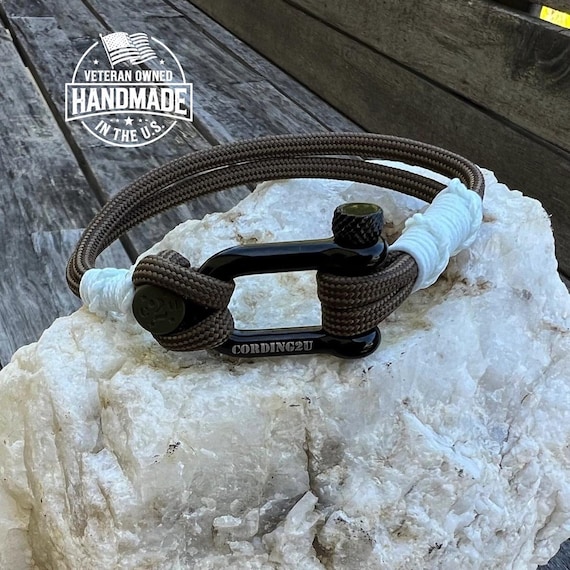 Nautical Cord Bracelet, Paracord Minimalist Rope Bracelet, 550