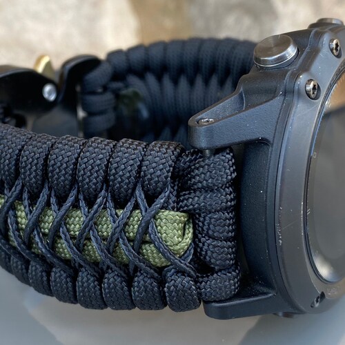 Paracord Watchband for Garmin Fenix MARQ Tactix Quatix - Etsy