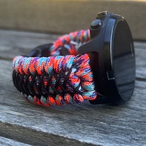 Personalized Paracord Watch Band for Suunto Watch, Suunto 9/Baro, Suunto 7, Suunto Spartan Sport HR/Baro, Suunto D5 (watch not included)