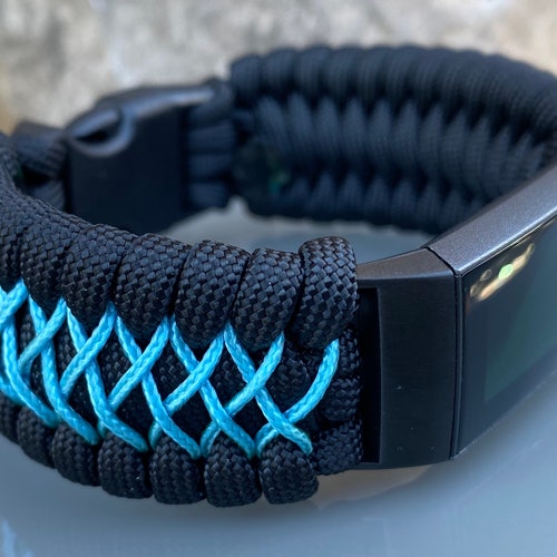 Paracord Watch Band online for Fitbit Charge 2 / 3 / 4 / 5 (watch not included)