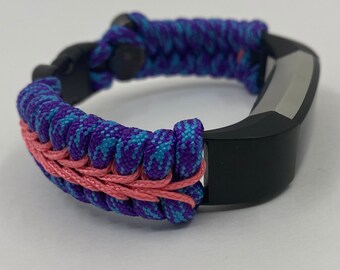 Paracord Watch Band for Fitbit Alta HR and Fitbit Luxe (watch not included)